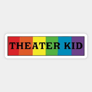 Theater Kid Rainbow 1 Sticker